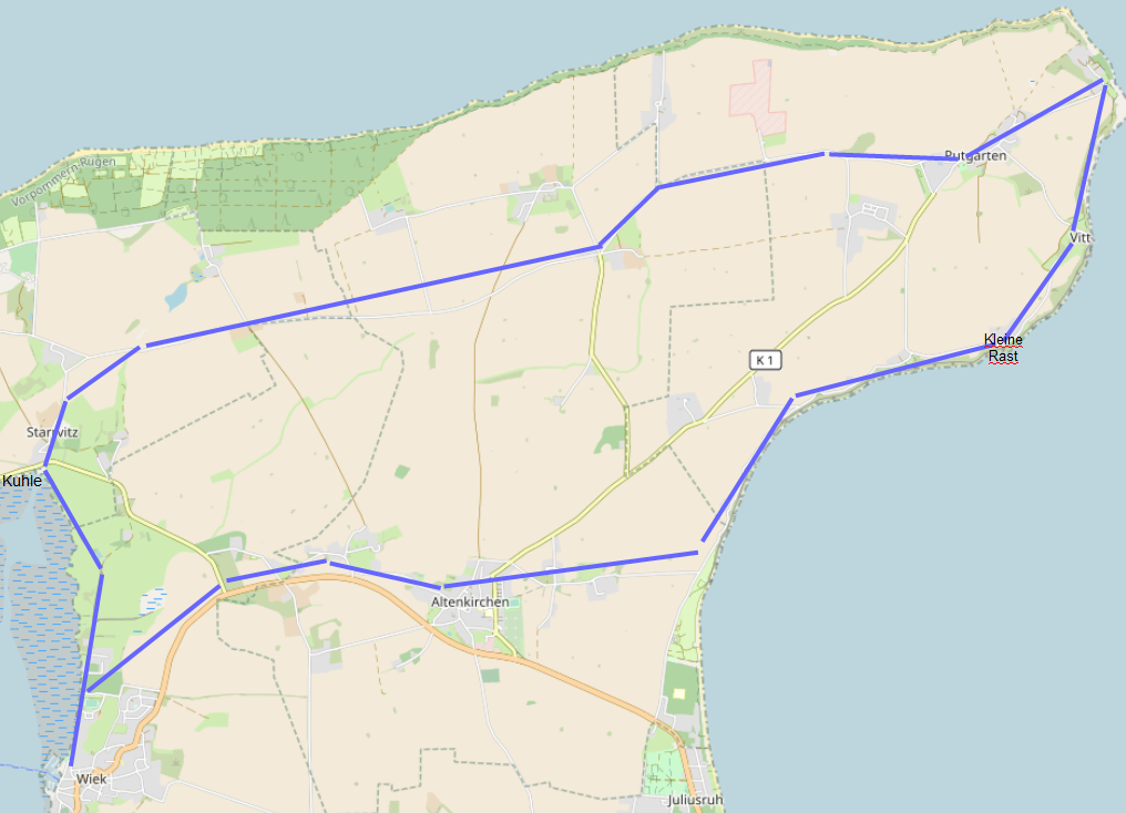 Tour Wiek zum Kap